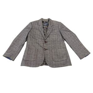 Baker by Ted Baker Girls Button Front Blazer Jacket Gray Size 8